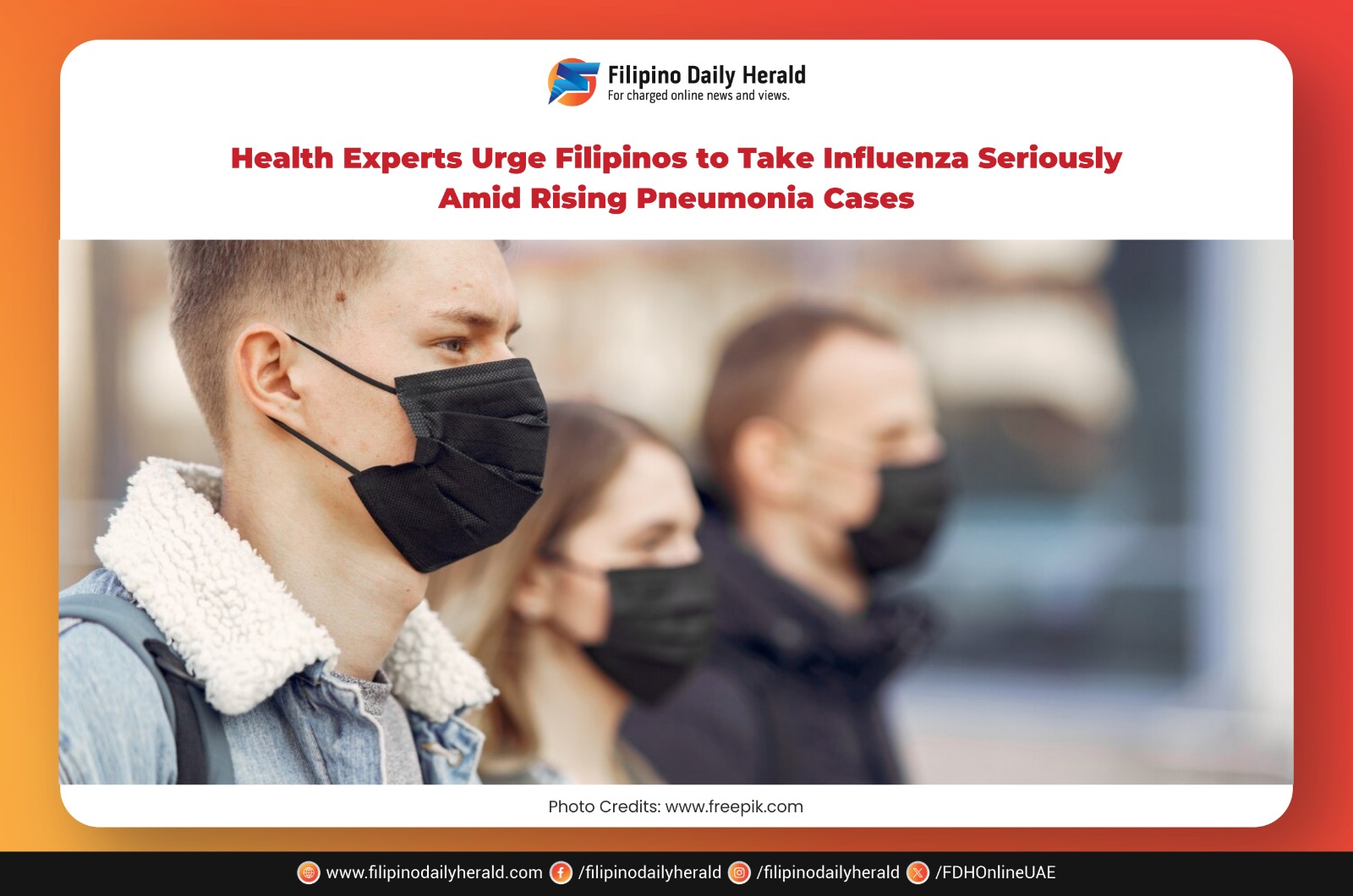 Health Experts Urge Filipinos to Take Influenza Seriously Amid Rising Pneumonia Cases